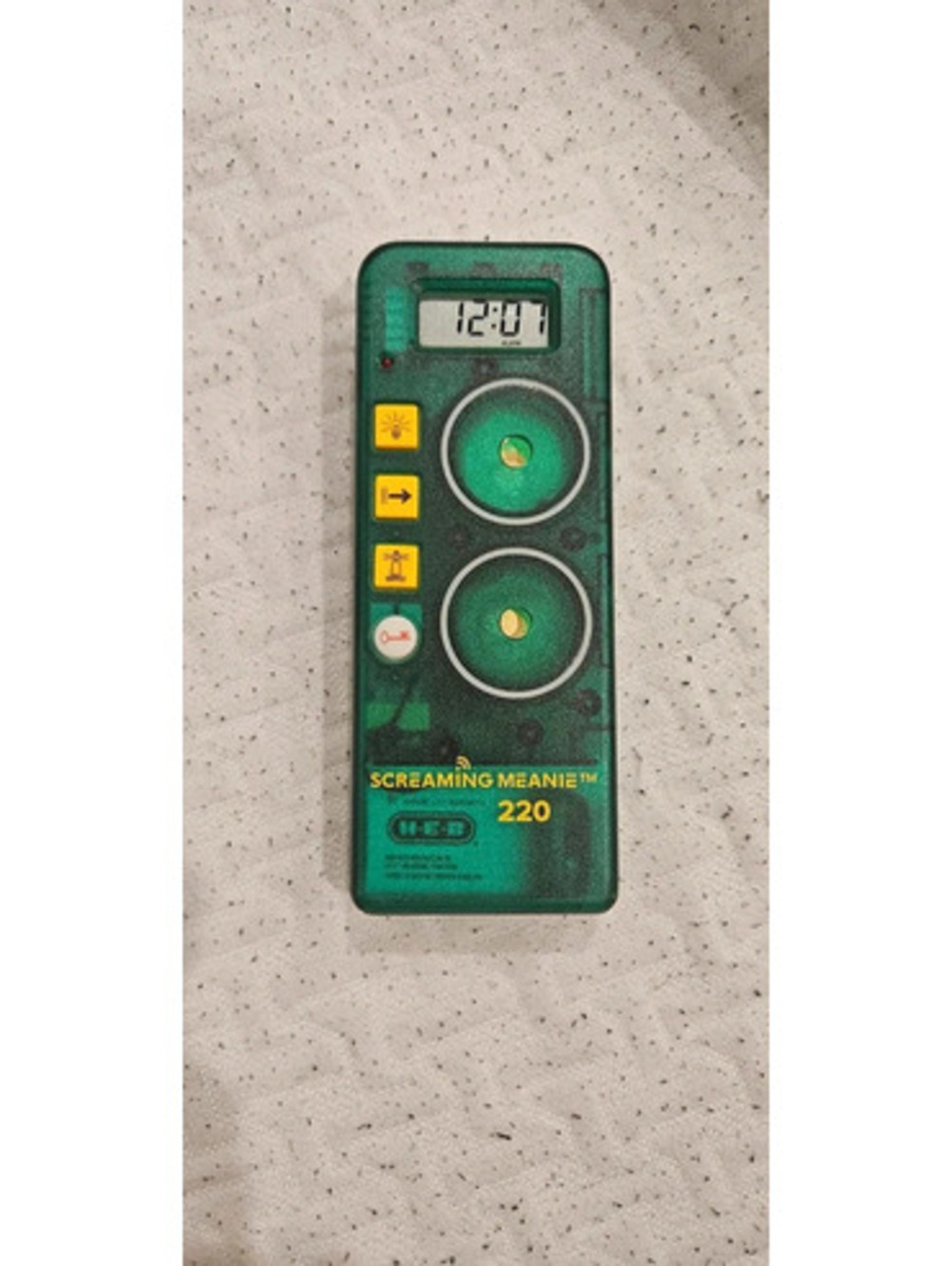 H.E.B. Screaming Meanie 220 Personal Alarm with Timer and Dual Sound Buttons